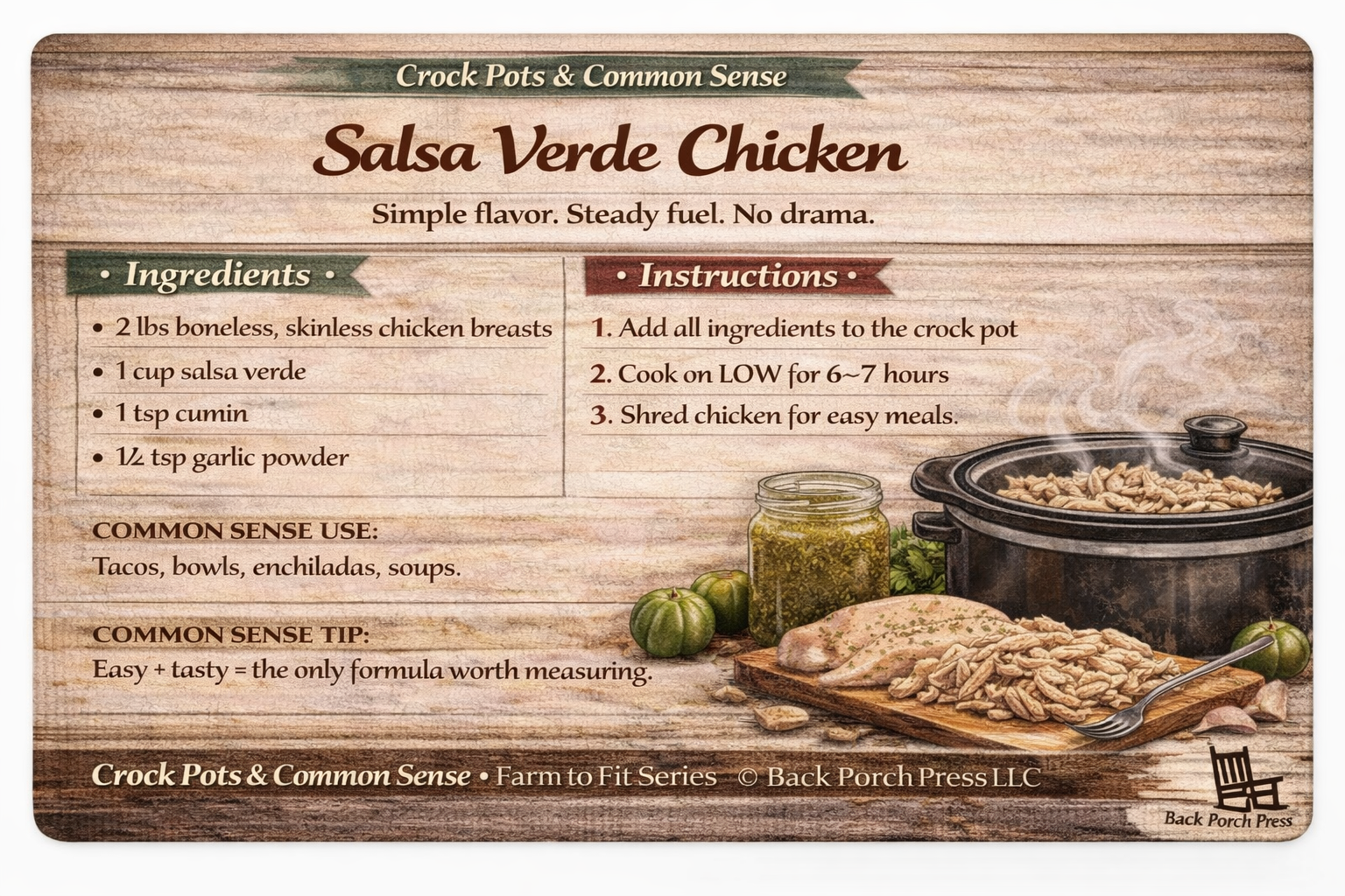 Salsa Verde Chicken